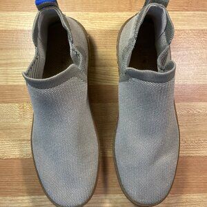 Rothy's Chelsea Knit Sneaker Ankle Bootie Recycled Textile Womens W 8.5 - Sage